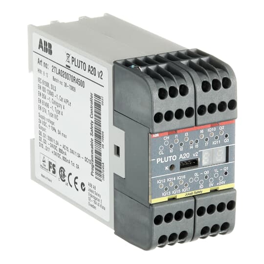 Pluto A20 v2 Safety-PLC 8+8+2+2 I/O